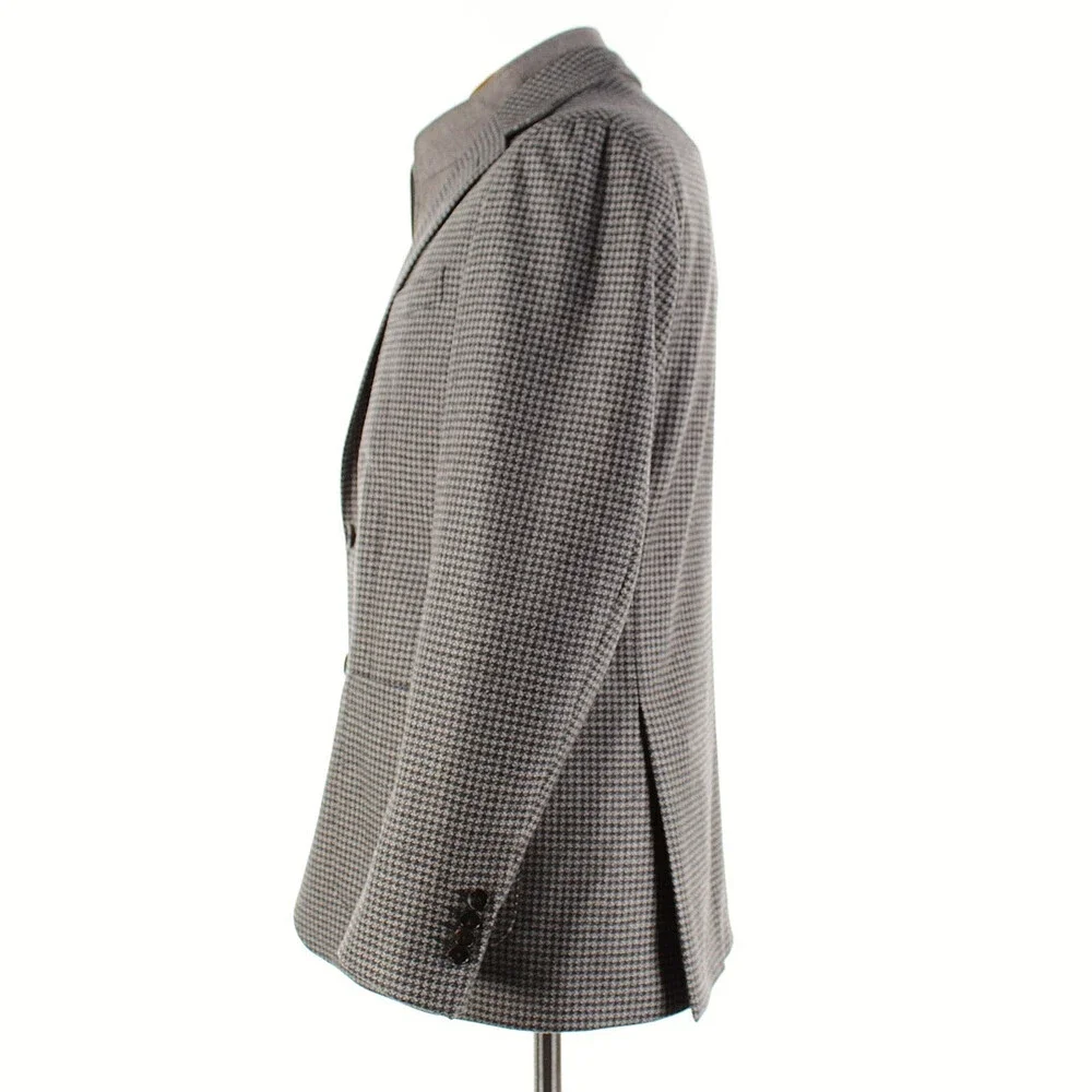 Luigi Bianchi Sartoria NWT Wool Sport Coat / Jacket Size 52R (42R US) In Beige